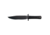 Cold Steel Recon Scout Fixed Blade Knife, Black Kraton Handle, Black Blade, Plain, CS-39LRST