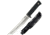 Cold Steel Recon Tanto in San Mai 11 3/4in Fixed Blade Knife, Black/Silver, CS-35AM