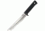Cold Steel Recon Tanto in San Mai 11 3/4in Fixed Blade Knife, Black/Silver, CS-35AM