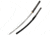Cold Steel Seagal Signature Katana, Black/Silver, 46in, CS-88PK