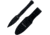Cold Steel Spirit Survival Spear Head, 4.5in, 420SS, Spear Point Blade, Black Handle, TH-FS01N
