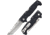 Cold Steel SR1 Lite Tanto Point Folding Knife, 4in, 8Cr13MoV Steel, Tanto Blade, Black, Griv-Ex Handle, CS-62K1A
