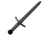 Cold Steel Training Dagger, Polypropylene Handle, CS-92BKD