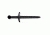 Cold Steel Training Dagger, Polypropylene Handle, CS-92BKD