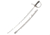 Cold Steel Training Saber, 32in Blade, Includes Steel Scabbard, 92BKTS