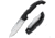Cold Steel Voyager Folding Knife w/Griv-Ex Handle, 5.5in Clip Point Serrated Blade, Black, CS-29TXCCS