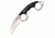 Cold Steel Double Agent I Serrated 7.63in Fixed Blade Knife, Black/Silver, 7.63in, CS-39FKSZ