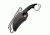 Cold Steel Double Agent I Serrated 7.63in Fixed Blade Knife, Black/Silver, 7.63in, CS-39FKSZ