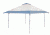Coleman All Night Instant Lighted Shelter, Center Height 9 ft 4 in, White / Blue, 10 ft x 10 ft 2000024276