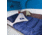 Coleman Flatiron 3-Person Instant Dome Tent W/ Integrated Rainfly, Blue / Gray, 7 x 7 ft 2000024692