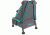 Coleman Treklite Cooler Pack Chair, Built-in 12 Can Cooler, Teal, 14.4 in Seat 2000020321