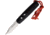 Colonial Auto Ranger Button Lock Automatic Folding Knives 2.75in, Tanto Blade, Black Grooved Polymer Handle, COL105