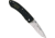 Colonial Quick Flick Folding Knife, 3.375in, Stainless Blade, Black G10 Handle COL7001