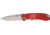 Colt Fire Fighter Linerlock Folding Knife, 2.5in, Stainless Blade, Red Anodized Aluminum Handle CT518