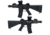 Colt Licensed Sportsline M4 Stubby Full Stock w/CNC RIS AEG, Black, Large, 180897 / QL008S-B