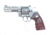 Colt Python Elite Revolver, .357 Magnum, 4 in barrel, stainless steel frame, walnut grip, revolving chamber, red ramp front, adj. white outline rear, 6 round cylinder, Python Elite-1-FRRMPG