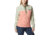 Columbia Benton Springs Half Snap Fleece Pullover - Womens, Faded Peach/Safari/Stone Green, Medium, 1860991852FddPhSfrStnGnM