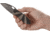 Columbia River 2440 Heron 2.93 Folding Plain Black Stonewash 8Cr14MoV Blade 2C