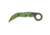 Columbia River Knife &amp; Tool Provoke, Folding Knife, 2.41&quot; Hawkbill Blade, D2 Blade Steel, 7.25&quot; Overall Length, Cerakote Finish, Green, Black Aluminum Handle, Liner Lock, 4040BG
