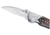 Columbia River Knife &amp; Tool Walker, Folding Knife, 2.93" Sheepsfoot Blade, 14C28N Blade Steel, 5.94" Overall Length, Satin Finish, Silver, Brown Handle, Blade Lock, 4200