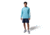 Columbia Terminal Tackle Long Sleeve Shirt - Mens, Vintage Blue/White Logo, Small, 1388261485-485-S