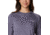 Columbia Tidal Tee II Long Sleeve Shirt - Women's, Granite Purple/Stone Logo, 2XL, 1577661518GrntPrplStnLg2L
