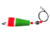 Comal Floats Popping Float Steel Leader 1/2oz Wght 32in Red/Grn, 30G3-STEEL
