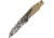 Combat Ready Linerlock A/O Folding Knife,3.375in,Stainless Steel,Black and Gray Camo,Tan,G10 Handle CBR335