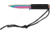 Combat Ready Small Fighter Fixed Blade Knife, 3.625in, Black Cord Wrapped Handle CO012