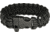 Combat Ready Survival Bracelet, Black, 9in, SD BLACK / CBR361