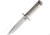 Combat Ready Survival Knife Silver