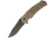 Combative Edge M1 Flat Dark Earth A/O Folding Knife,3.75in,Stainless Steel,Standard Edge,Drop Point,Flat Dark Earth,Titanium Handle CBE00477