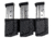 Comp-Tac Tri-Mag Pouch, Slick, Size 1 - 1911 Single Stack, Kahr, Springfield XD-S, Sig P220, Left Side Carry/Right Hand Shooter, Black, Mag Size 1, C62501SL0LBKN