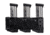 Comp-Tac Tri-Mag Pouch, Slick, Size 1 - 1911 Single Stack, Kahr, Springfield XD-S, Sig P220, Left Side Carry/Right Hand Shooter, Black, Mag Size 1, C62501SL0LBKN