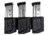 Comp-Tac Tri-Mag Pouch, Standard, Size 12 - Sig P229 .40, P320 9/40, S&amp;W 9/40, Left Side Carry/Right Hand Shooter, Black, Mag Size 12, C62512000LBKN