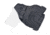 Rounded OWB KYDEX Paddle Holster, S&amp;W M&amp;P Bodyguard 380, Left Hand, Black, SWN-BG380L-BK-LH-OWBPDL