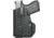 Rounded Tuckable IWB KYDEX Holster, Glock 43/43X w/ TLR-6, Ambidextrous, Carbon Fiber Black, GLK-G43TLR6-CF-TUCK