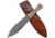 Condor Tool and Knife African Bush Knife Fixed Blade Knife, 7in, 1075HC Steel, Spear Point, Satin, Natural, Canvas Micarta Handle, CTK2807-7.3