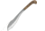 Condor Tool and Knife Amalgam Machete Knife, 18.5in Overall, 12in Blasted Satin 1075Hc Steel Blade, Walnut Handle With Recessed Wire Wrap, Brown Leather Sheath, CTK2817-11.7HC