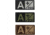 Condor Outdoor Blood Type Patch 6 Pcs/Pack, Apos, Foliage/Black, 229A+007-7