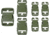 Condor Outdoor Buckle Repair Kit, 7-pack, Olive Drab, 221067-001