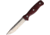 Condor Bushcraft Bliss Fixed Blade Knife, 4.88 natural finish 1075HC steel blade, Red micarta handle, CTK2832-4.7HC