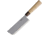Condor Tool and Knife Kondoru Kitchen Nakkiri Knife Kitchen Knives, 11.75in Overall, 6.5in 1095Hc Steel Blade, Blasted Satin Blade, Hickory And Walnut Wood, CTK5001-7.0