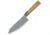 Condor Tool and Knife Kondoru Santoku Knife Kitchen Knives, 11.5in Overall, 6.25in Blasted Satin 1095Hc Steel Blade, Hickory And Walnut, CTK5000-6.5