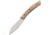 Condor Tool and Knife Neonecker Knife Fixed Blade Knife, 2.75in, Drop Point, Satin, Natural, Canvas Micarta Handle, CTK3913-2.6