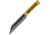 Condor Norse Dragon Seax Knife, 7 natural finish 1095HC steel blade, Burnt American Hickory handle, CTK1024-7.0HC