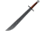 Condor Royal Falchion Sword, 23.75 natural finish 1075HC steel blade, Walnut handle, CTK1025-23.7HC