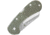 Condor Tool and Knife Cadejo Lockback Folding Knife, 3.88in Closed, 2.88in Satin 14C28N Sandvik Stainless Cleaver Blade, Green Textured Zy-Ex Handle, CTK816-2.8Z-SK