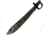 Condor Tool and Knife Jungle Saber Machete, D Handle, Mystic CTK2030MDB
