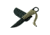 Condor Tool and Knife Kickback Knive, 1075 High Carbon Steel Black Traction Powder Coating Blade, Paracord Wrapped Handle, CTK1802-2.75HC
